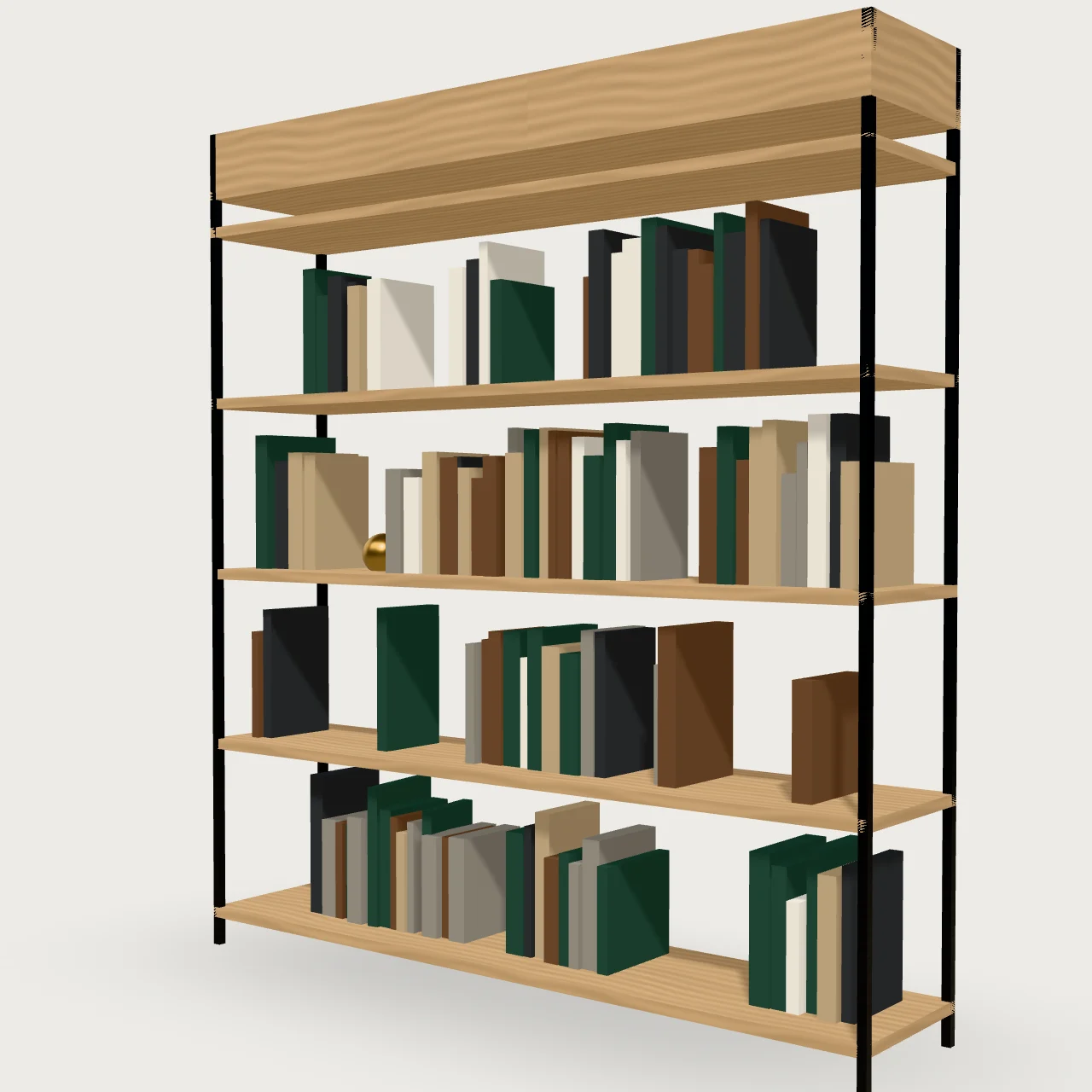 Bookshelf — 3D model