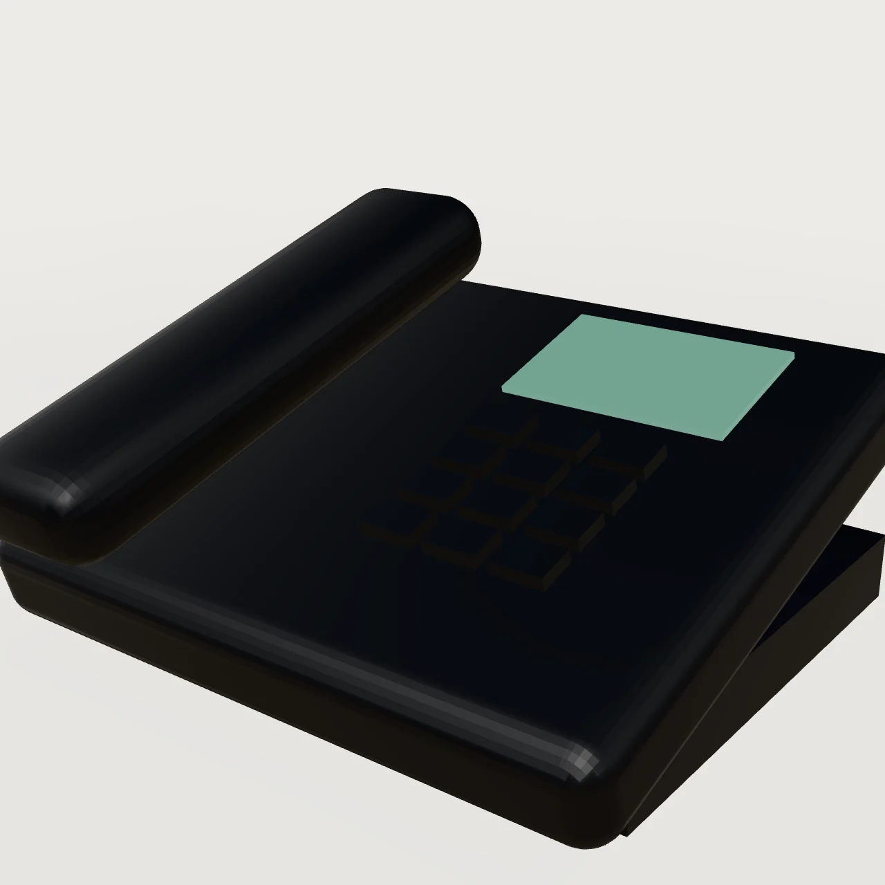 Desk Phone — 3D model