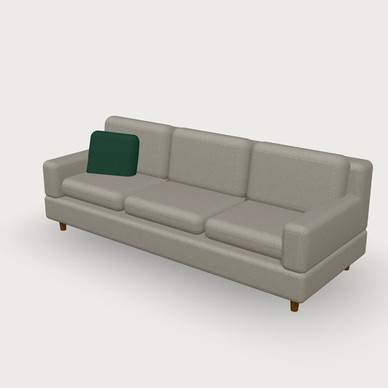 Three-Seater Sofa — 3D model